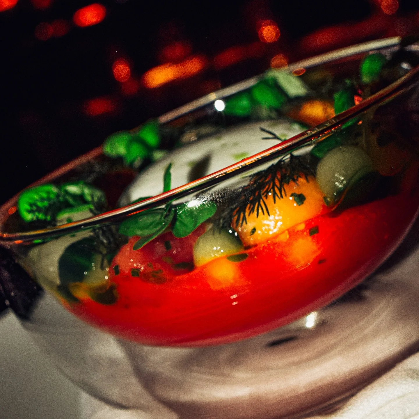 Colourful plated dish by Jack Smith